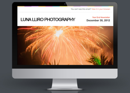 Delgado Designs Lluna Email Feature